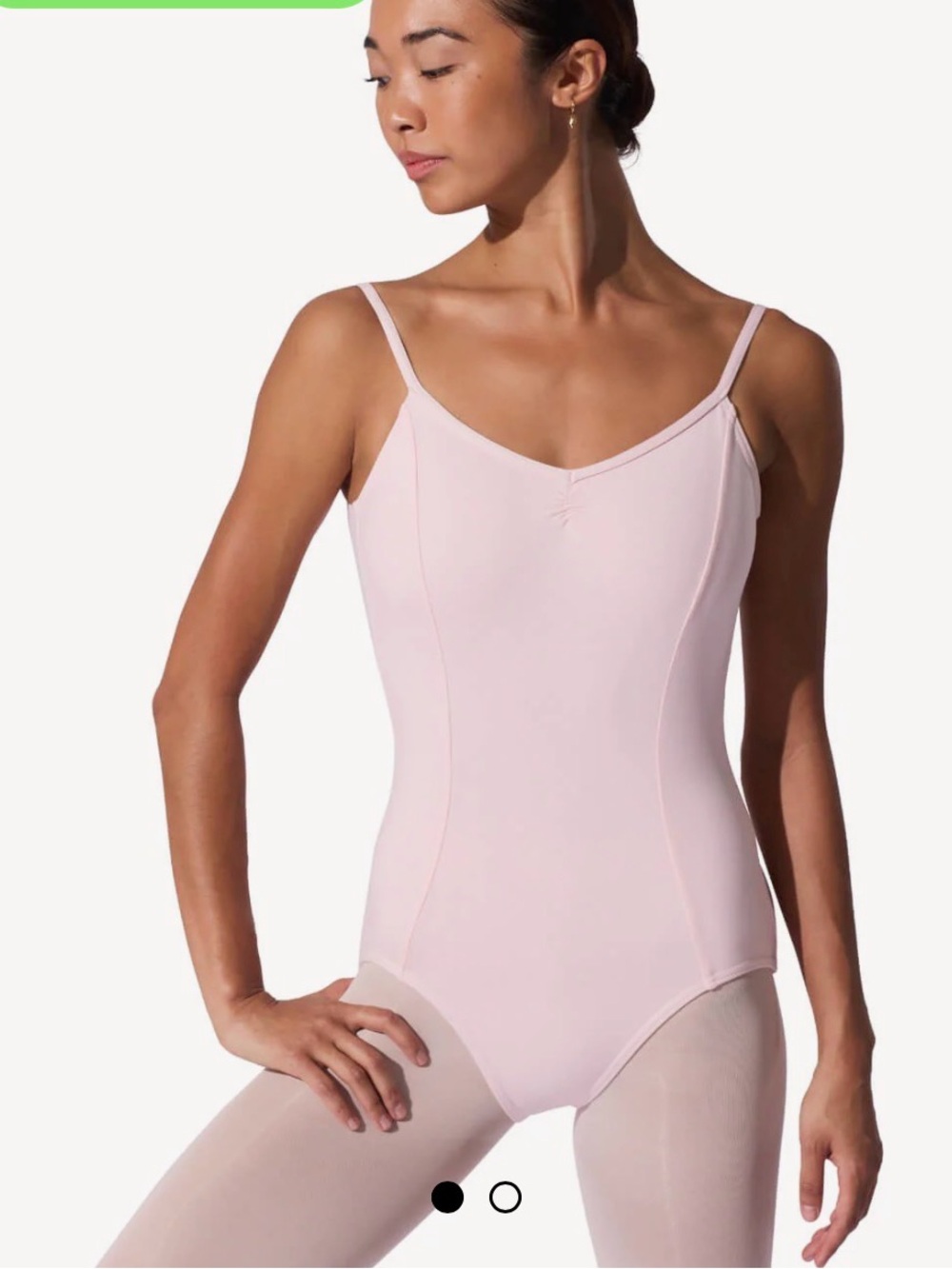 Capezio Cami Cinch Front Ballet Leotard Lavender Pink